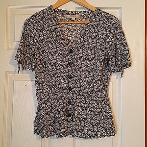 Loft Floral Blouse 2 petite